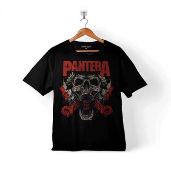 PANTERA SKULL KURU KAFA GROOVE HEAAVY METAL ÇOCUK TİŞÖRT