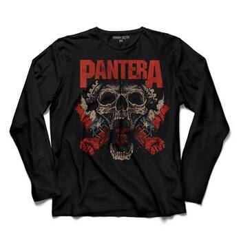 PANTERA SKULL KURU KAFA GROOVE HEAAVY METAL UZUN KOLLU TİŞÖRT