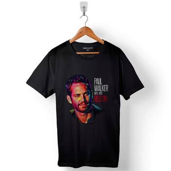 Paul Walker 1973 2013 See You Again Hızlı Ve Öfkeli Baskılı Tişört Unisex T-Shirt