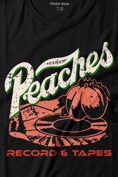 Peaches And Records Grunge Type Baskılı Tişört Çocuk T-shirt - Thumbnail