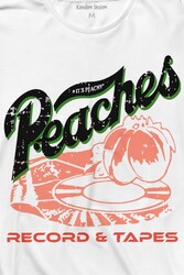 Peaches And Records Grunge Type Uzun Kollu Tişört Baskılı T-Shirt - Thumbnail