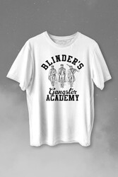 Peaky Blinders Gangster Academy Dizi Baskılı Tişört Unisex T-shirt - Thumbnail