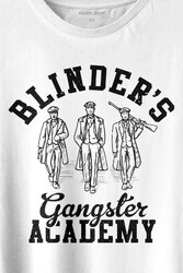 Peaky Blinders Gangster Academy Dizi Baskılı Tişört Unisex T-shirt - Thumbnail