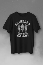 Peaky Blinders Gangster Academy Dizi Baskılı Tişört Unisex T-Shirt - Thumbnail