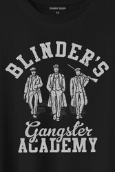 Peaky Blinders Gangster Academy Dizi Baskılı Tişört Unisex T-Shirt - Thumbnail