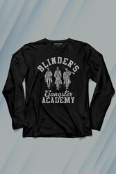 Peaky Blinders Gangster Academy Dizi Uzun Kollu Tişört Baskılı T-Shirt - Thumbnail