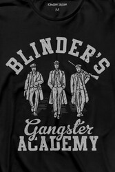 Peaky Blinders Gangster Academy Dizi Uzun Kollu Tişört Baskılı T-Shirt - Thumbnail