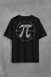 Pi Sayısı Günü 3,14 3.14 Matematik Mathematica Sırt Ön Baskılı Oversize Tişört Unisex T-Shirt - Thumbnail