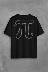 Pi Sayısı Günü 3,14 3.14 Matematik Mathematica Sırt Ön Baskılı Oversize Tişört Unisex T-Shirt - Thumbnail