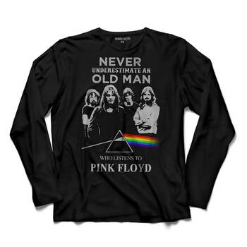 PINK FLOYD TASARIM UZUN KOLLU TİŞÖRT