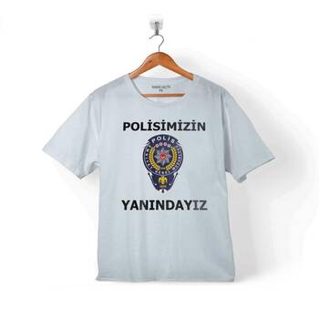 POLİSİMİZİN ASKERİMİZİN ORDUMUZUN YANINDAYIZ ÇOCUK TİŞÖRT