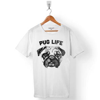 PUG LIFE DOG CHUBBY KÖPEK ERKEK TİŞÖRT