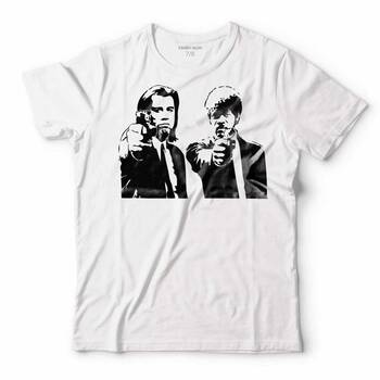 PULP FICTION UCUZ ROMAN TARANTINO SILHOUETTE ÇOCUK TİŞÖRT