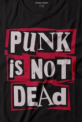 Punk Is Not Dead Rock Grunge Music Müzik Baskılı Tişört Çocuk T-shirt - Thumbnail