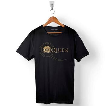 Queen Logo Freddie Mercury Eagle Rock Baskılı Tişört Unisex T-Shirt