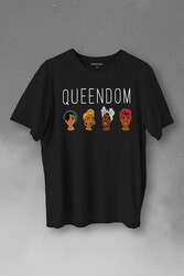 Queendom African Girl AfrikAli Kız Siyahi Kadın Baskılı Tişört Unisex T-Shirt - Thumbnail