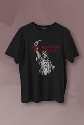 Rage Against the Machine RATM Music Rock Metal Müzik Baskılı Tişört Unisex Siyah T-shirt - Thumbnail