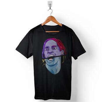 Rap Hiphop Sokak Travis Jacques Webster Baskılı Tişört Unisex T-Shirt