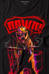 RAWR Bear Neo Kızıl Ayı Sosyalist Animal Baskılı Tişört Çocuk T-shirt - Thumbnail