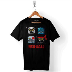 Red Ball 4 Crazy Kırmızı Top Redball Baskılı Tişört Unisex T-Shirt - Thumbnail