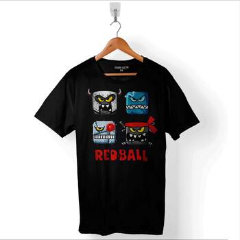 Red Ball 4 Crazy Kırmızı Top Redball Baskılı Tişört Unisex T-Shirt