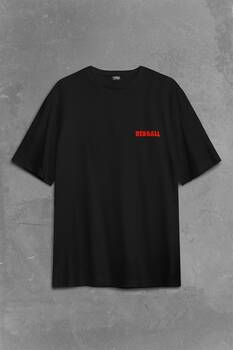 Red Ball 4 Crazy Kırmızı Top Redball Sırt Ön Baskılı Oversize Tişört Unisex T-Shirt