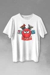 Red Ball 4 Redball Kırmızı Top Crazy Baskılı Tişört Unisex T-shirt - Thumbnail