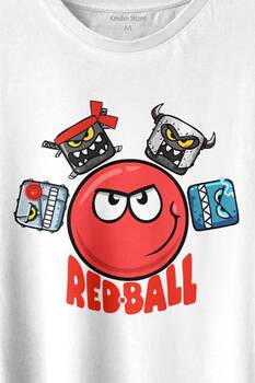 Red Ball 4 Redball Kırmızı Top Crazy Baskılı Tişört Unisex T-shirt