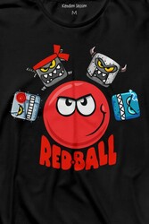 Red Ball 4 Redball Kırmızı Top Crazy Uzun Kollu Tişört Baskılı T-Shirt - Thumbnail