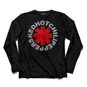 RED HOT CHILI PEPPERS LOGO REDHOT UZUN KOLLU TİŞÖRT