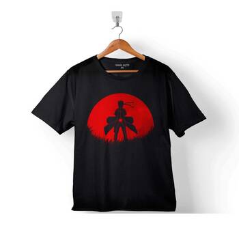 RED MOON NARUTO SILHOUETTE SPY ANIME MANGA ÇOCUK TİŞÖRT