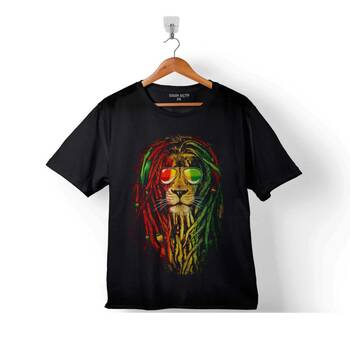 REGGAE BOB MARLEY ASLAN LION MÜZİK KRALI ÇOCUK TİŞÖRT