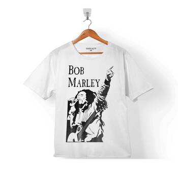 REGGAE BOB MARLEY GİTAR SAHNE MÜZİK KRALI ÇOCUK TİŞÖRT