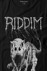 Riddim Dinazor T-Rex Metal Rock Dinosaurs Gothic Baskılı Tişört Çocuk T-shirt - Thumbnail