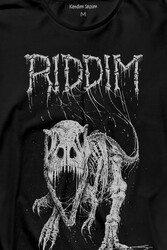 Riddim Dinazor T-Rex Metal Rock Dinosaurs Gothic Uzun Kollu Tişört Baskılı T-Shirt - Thumbnail