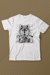 Ride To Wild Wolf And Motorcycle Kurt Ve Motor Outdoor Baskılı Tişört Çocuk T-shirt - Thumbnail