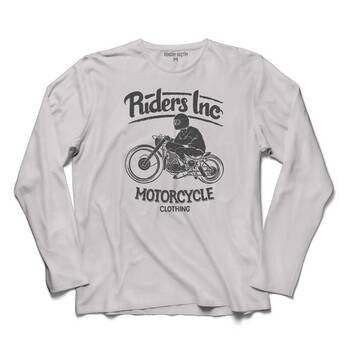 RIDERS INC MOTORCYCLECLOTHING MOTOSİKLET KASK UZUN KOLLU TİŞÖRT