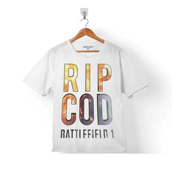 RIP COD BATTLEFIELD 1 2 3 ONLINE OYUN ÇOCUK TİŞÖRT