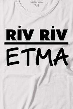 Riv Riv Etma Karadeniz Şivesi Etme Baskılı Tişört Çocuk T-shirt