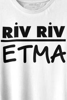 Riv Riv Etma Karadeniz Şivesi Etme Baskılı Tişört Unisex T-shirt