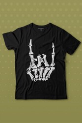 Rock And Roll Music Sert Müzik Baskılı Tişört Çocuk T-shirt - Thumbnail