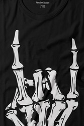 Rock And Roll Music Sert Müzik Baskılı Tişört Çocuk T-shirt - Thumbnail