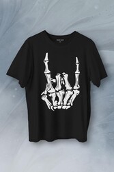 Rock And Roll Music Sert Müzik Baskılı Tişört Unisex T-Shirt - Thumbnail