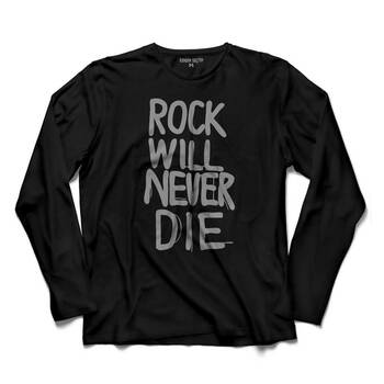 ROCK N ROCK'N AND ROLL WIL NEVER DIE 1971 UZUN KOLLU TİŞÖRT