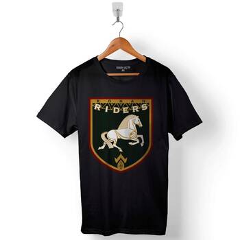 Rohan Riders Lord Of The Rings Logo Baskılı Tişört Unisex T-Shirt