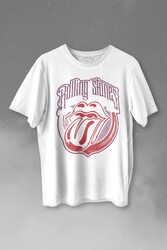 Rolling Stones Rock Retro 70S 80S Music Baskılı Tişört Unisex T-shirt - Thumbnail