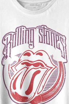 Rolling Stones Rock Retro 70S 80S Music Baskılı Tişört Unisex T-shirt