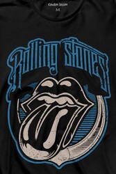 Rolling Stones Rock Retro 70S 80S MusicUzun Kollu Tişört Baskılı T-Shirt - Thumbnail