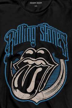 Rolling Stones Rock Retro 70S 80S MusicUzun Kollu Tişört Baskılı T-Shirt