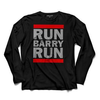 RUN BARRY RUN FLASH STAR 3 UZUN KOLLU TİŞÖRT